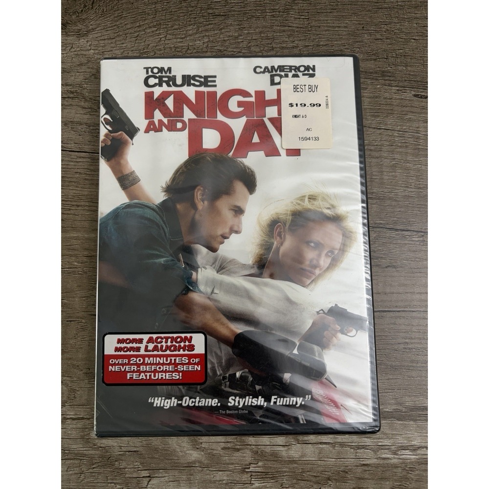 Knight and Day‎ DVD 2010 Tom Cruise Cameron Diaz New Sealed Action Movie